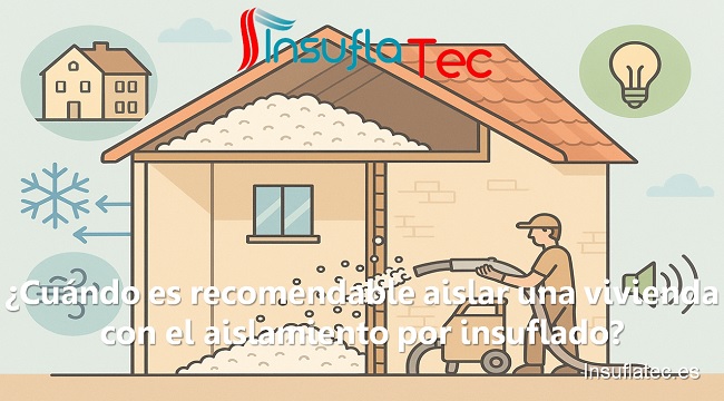 Cuándo es recomendable aislar una vivienda con el aislamiento por insuflado