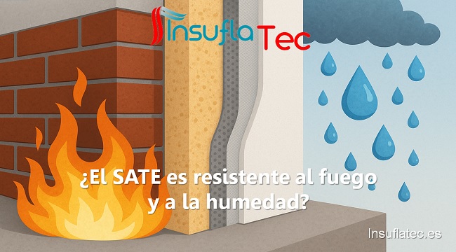 El SATE es resistente al fuego y a la humedad