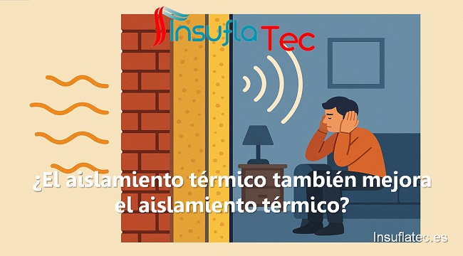 El aislamiento térmico también mejora el aislamiento acústico