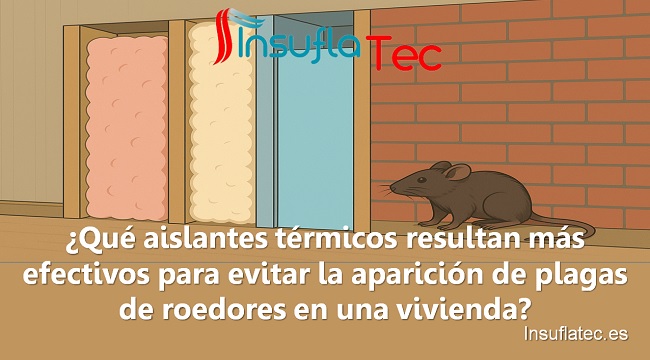 Qué aislantes térmicos resultan más efectivos para evitar la aparición de plagas de roedores en una vivienda