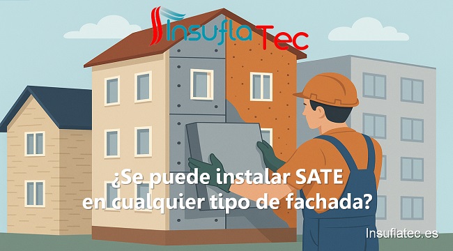 Se puede instalar SATE en cualquier tipo de fachada