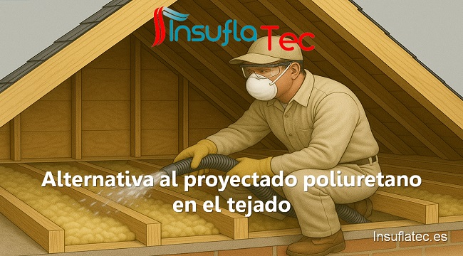 alternativa al proyectado poliuretano en el tejado