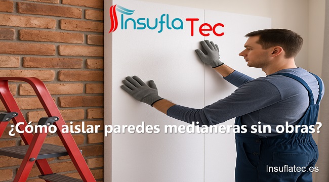 cómo aislar paredes medianeras sin obras