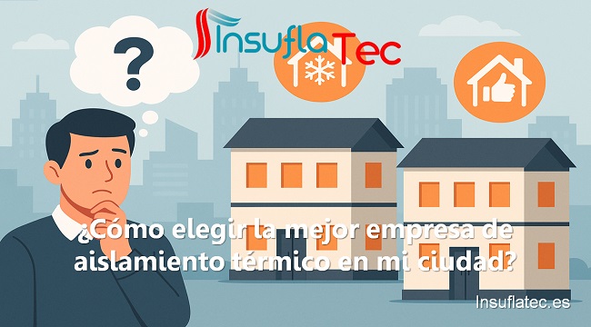 como elegir la mejor empresa de aislamiento térmico en mi ciudad