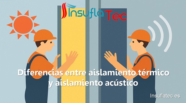 diferencias entre aislamiento térmico y aislamiento acústico