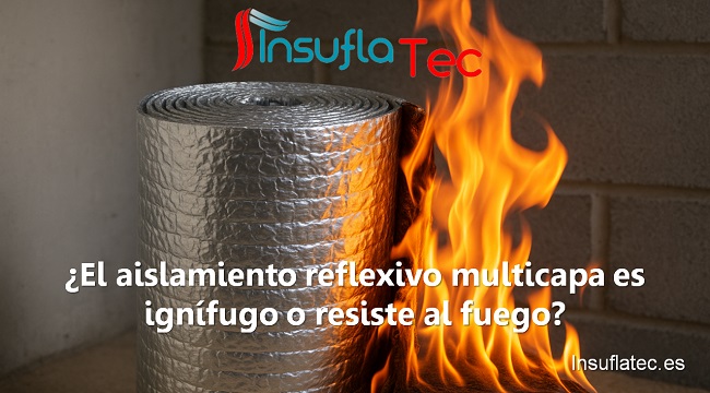 El aislamiento reflexivo multicapa es ignífugo o resiste al fuego