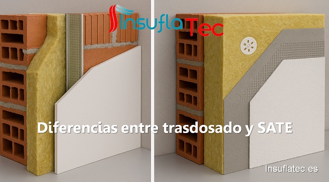 diferencias entre trasdosado y SATE