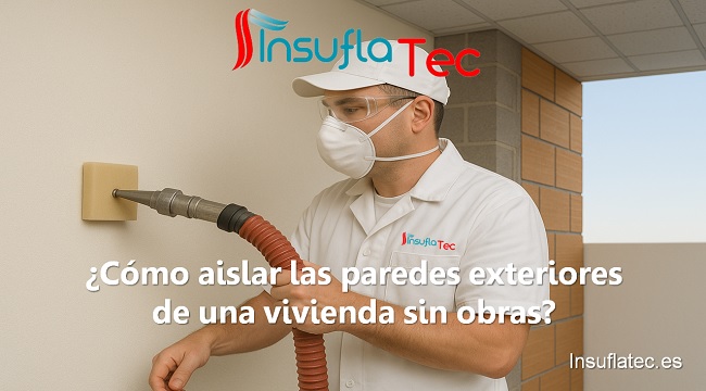 cómo aislar las paredes exteriores de una vivienda sin obras