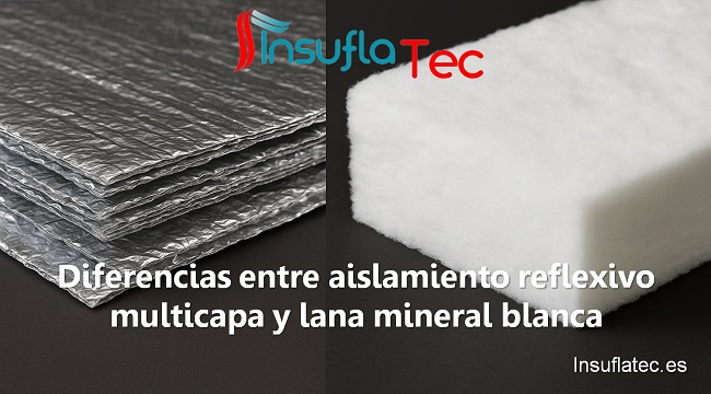 diferencias entre aislamiento reflexivo multicapa y lana mineral blanca