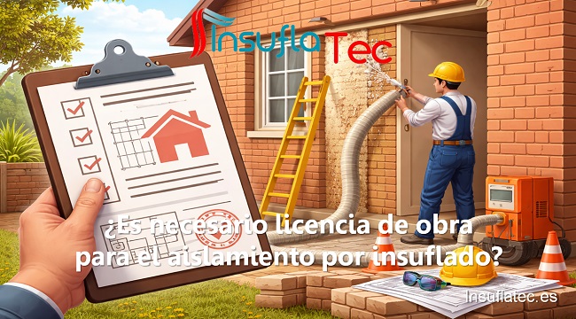 Es necesario licencia de obra para el aislamiento por insuflado