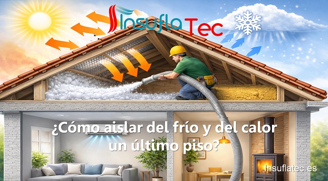 como aislar del frío y del calor un último piso