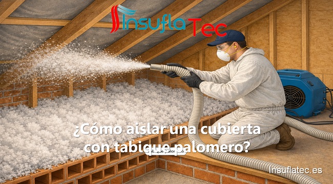 cómo aislar una cubierta con tabiques palomeros