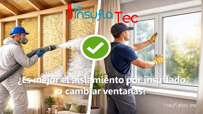 es mejor el aislamiento por insuflado o cambiar ventanas
