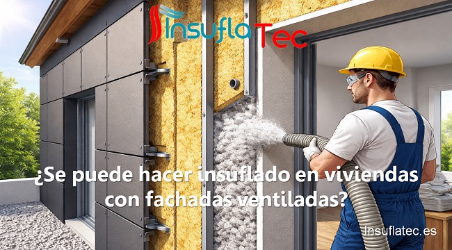 se puede hacer insuflado en viviendas con fachadas ventiladas