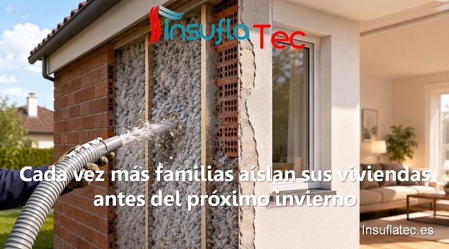 Cada vez más familias aíslan sus viviendas antes del próximo invierno