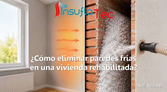 Cómo eliminar paredes frías en una vivienda rehabilitada