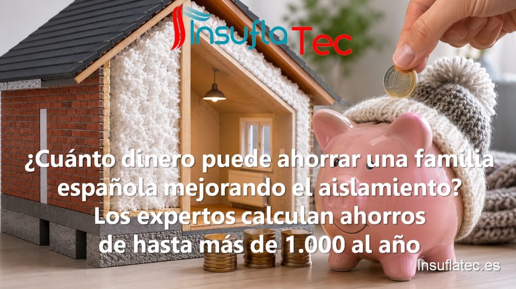 Cuánto dinero puede ahorrar una familia española mejorando el aislamiento