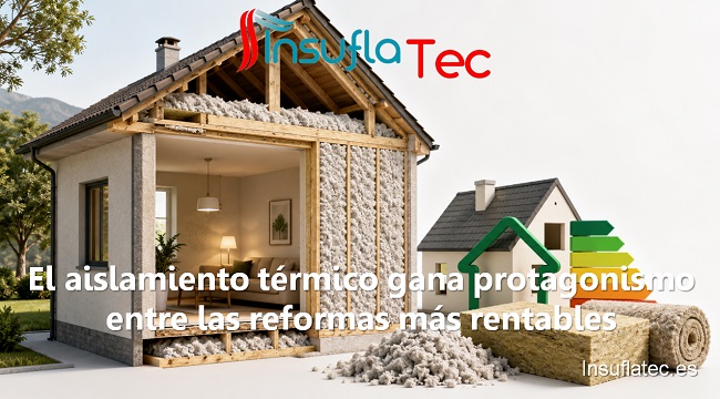 El aislamiento térmico gana protagonismo entre las reformas más rentables