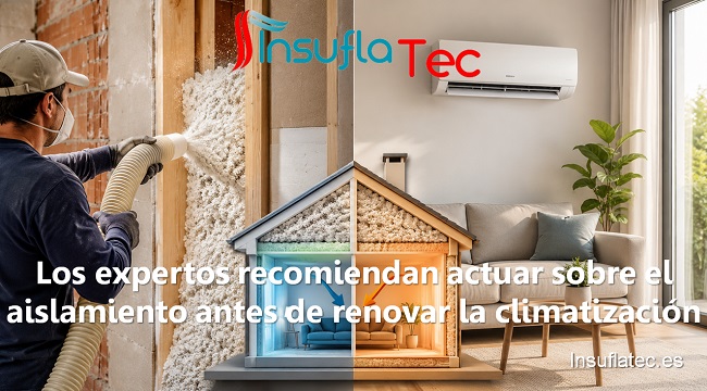 Los expertos recomiendan actuar sobre el aislamiento antes de renovar la climatización