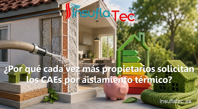 Por qué cada vez más propietarios solicitan CAEs por aislamiento térmico