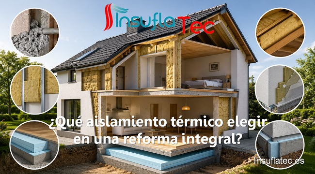 Qué aislamiento térmico elegir en una reforma integral