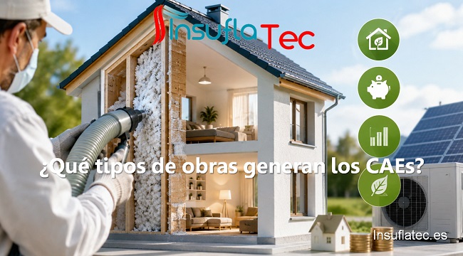 Qué tipos de obras generan los CAEs