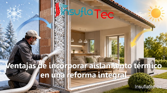 Ventajas de incorporar aislamiento térmico en una reforma integral
