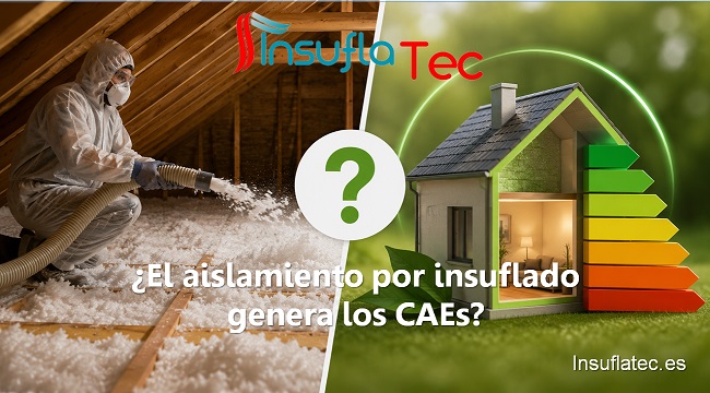 el aislamiento por insuflado genera los CAEs