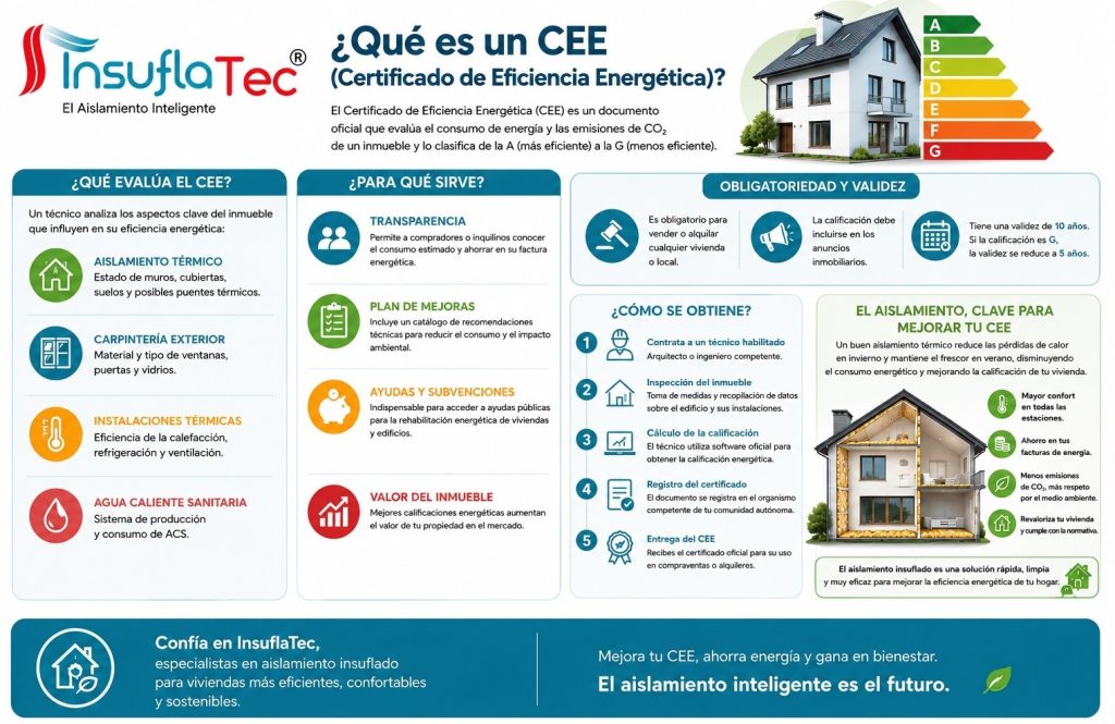qué es un Certificado de Eficiencia Energética CEE
