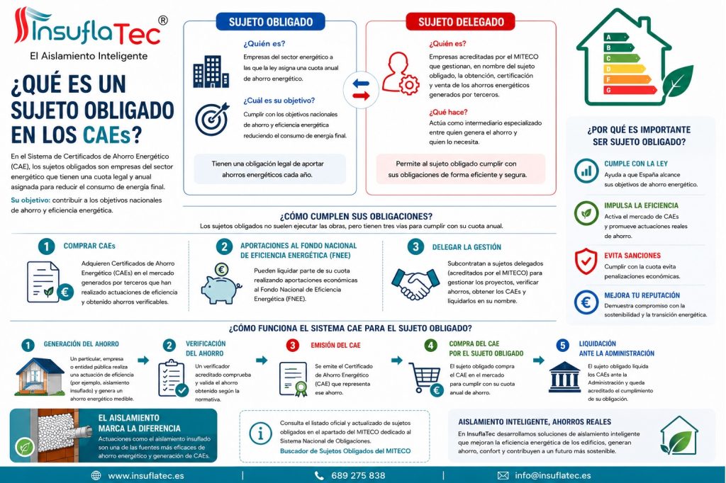 que es un sujeto delegado en los CAEs