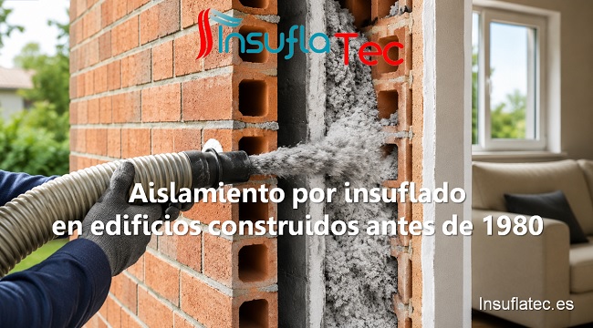 Aislamiento por insuflado en edificios construidos antes de 1980