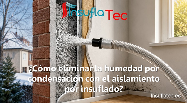 Cómo eliminar la humedad por condensación con aislamiento por insuflado