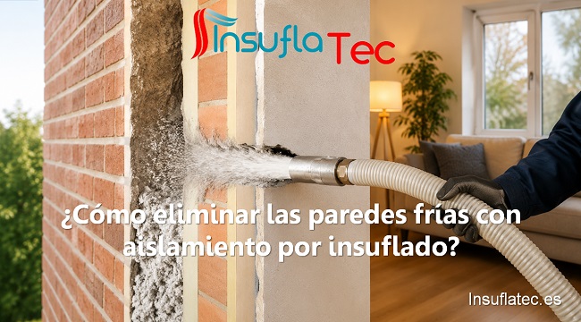 Cómo eliminar las paredes frías con aislamiento por insuflado