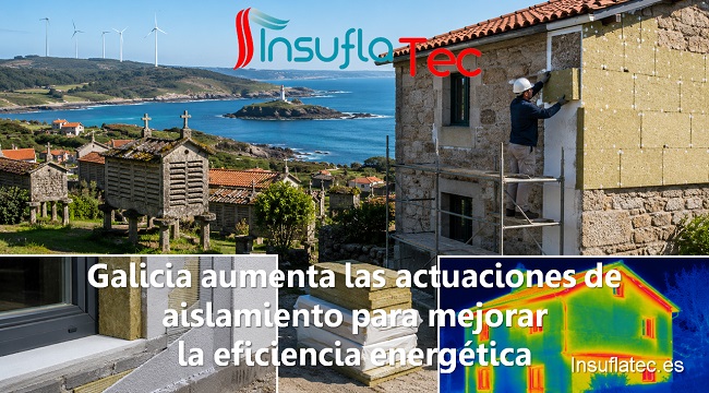Galicia aumenta las actuaciones de aislamiento para mejorar la eficiencia energética