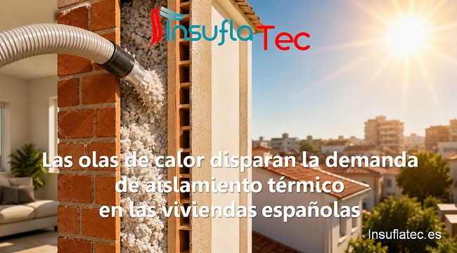 Las olas de calor disparan la demanda de aislamiento térmico en las viviendas españolas