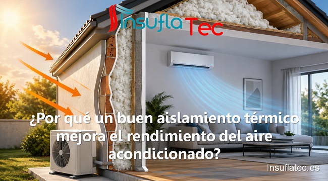 Por qué un buen aislamiento térmico mejora el rendimiento del aire acondicionado